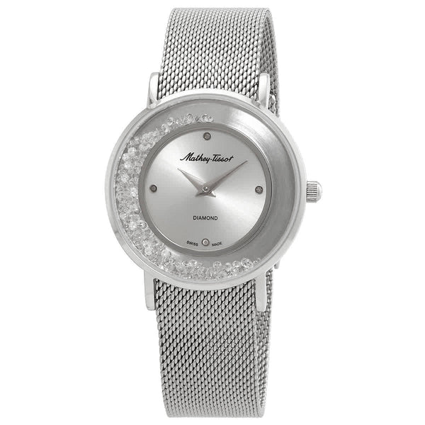 Ρολόι Mathey-Tissot Electra Diamond Silver Dial D983SAI Quartz - Γυναικείο