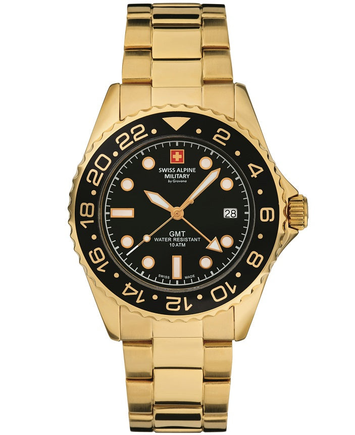 Ρολόι Swiss Alpine Military GMT SAM7052.1117 Quartz - Ανδρικό