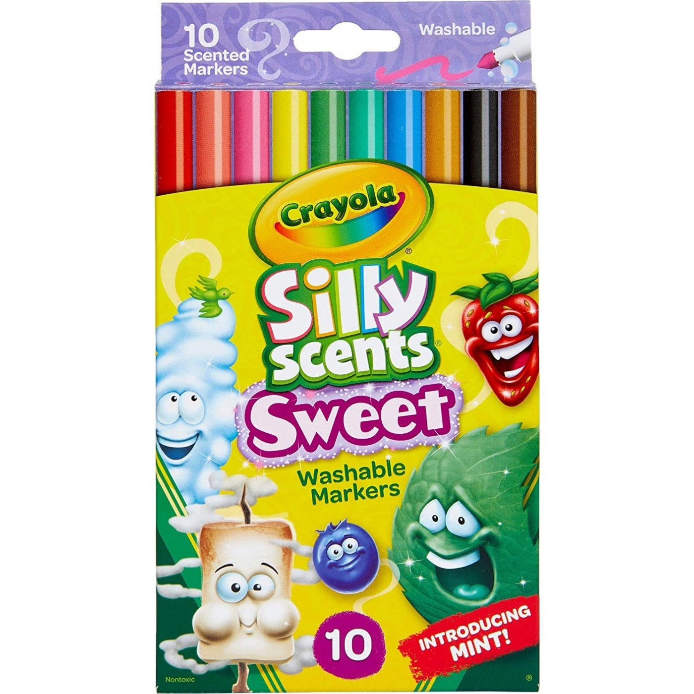Crayola 10 Washable Fineline Scented Markers