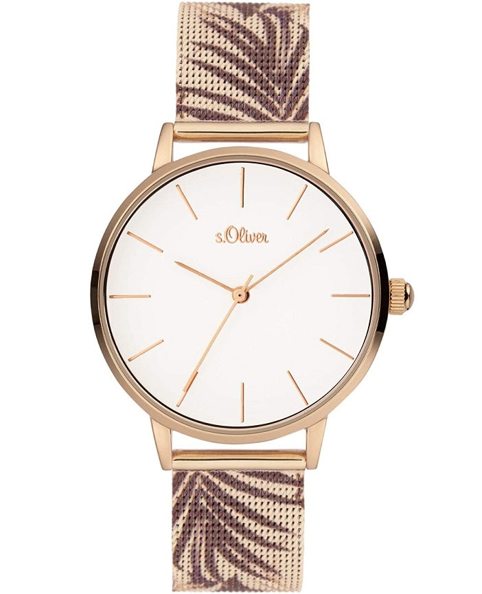 Ρολόι S.Oliver SO-3979-MQ Quartz - Γυναικείο