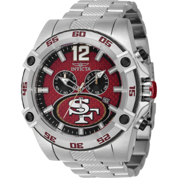 Ρολόι Invicta NFL San Francisco 49ers Chronograph GMT 45422 Quartz - Ανδρικό