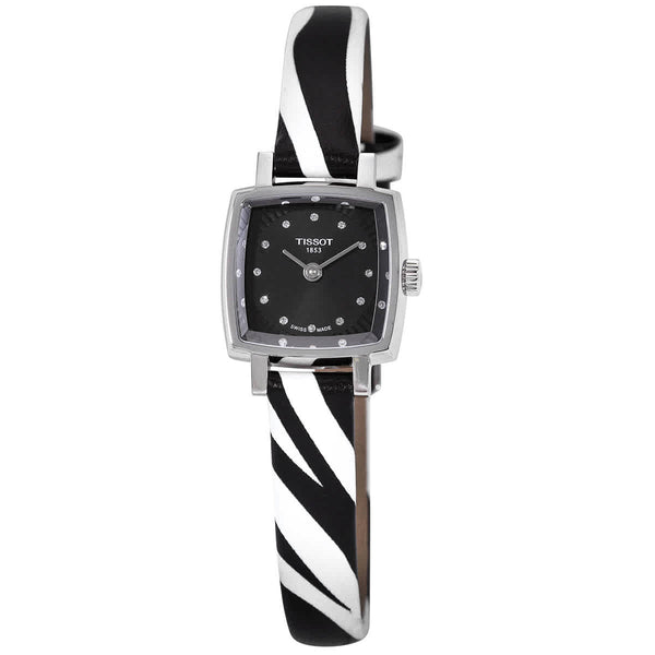 Ρολόι Tissot Lovely Diamond Black Dial T058.109.17.056.00 Quartz - Γυναικείο