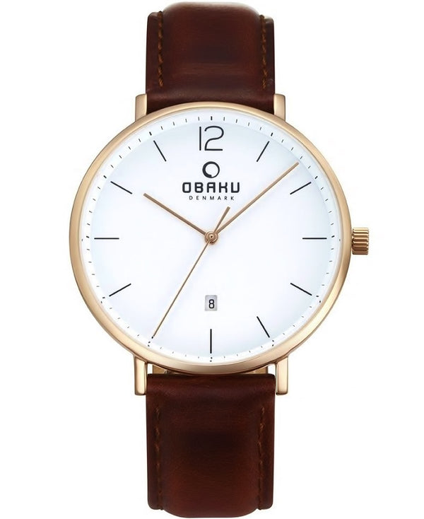 Ρολόι Obaku Toft V181GDVWRN Quartz - Ανδρικό