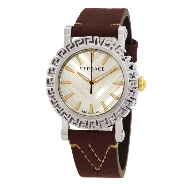 Ρολόι Versace Greca Glam White Dial VE6D00123 Quartz - Ανδρικό