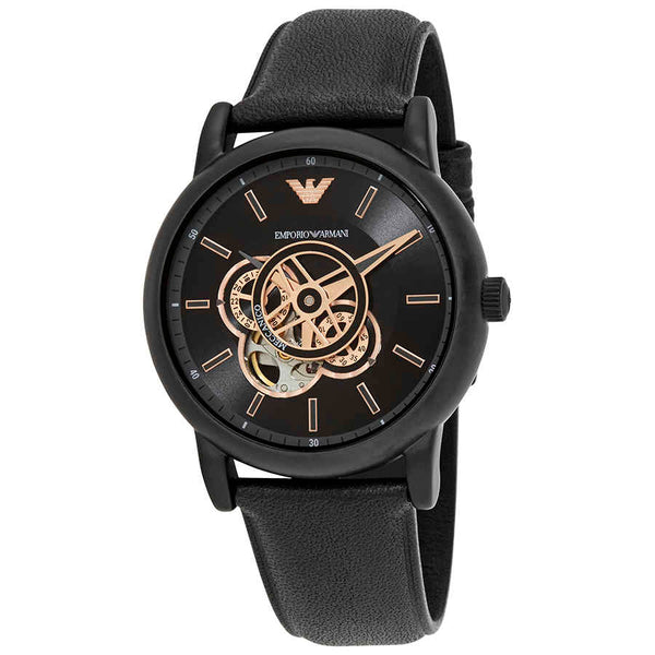 Ρολόι Emporio Armani Chronograph Black Dial AR60012 Automatic - Ανδρικό